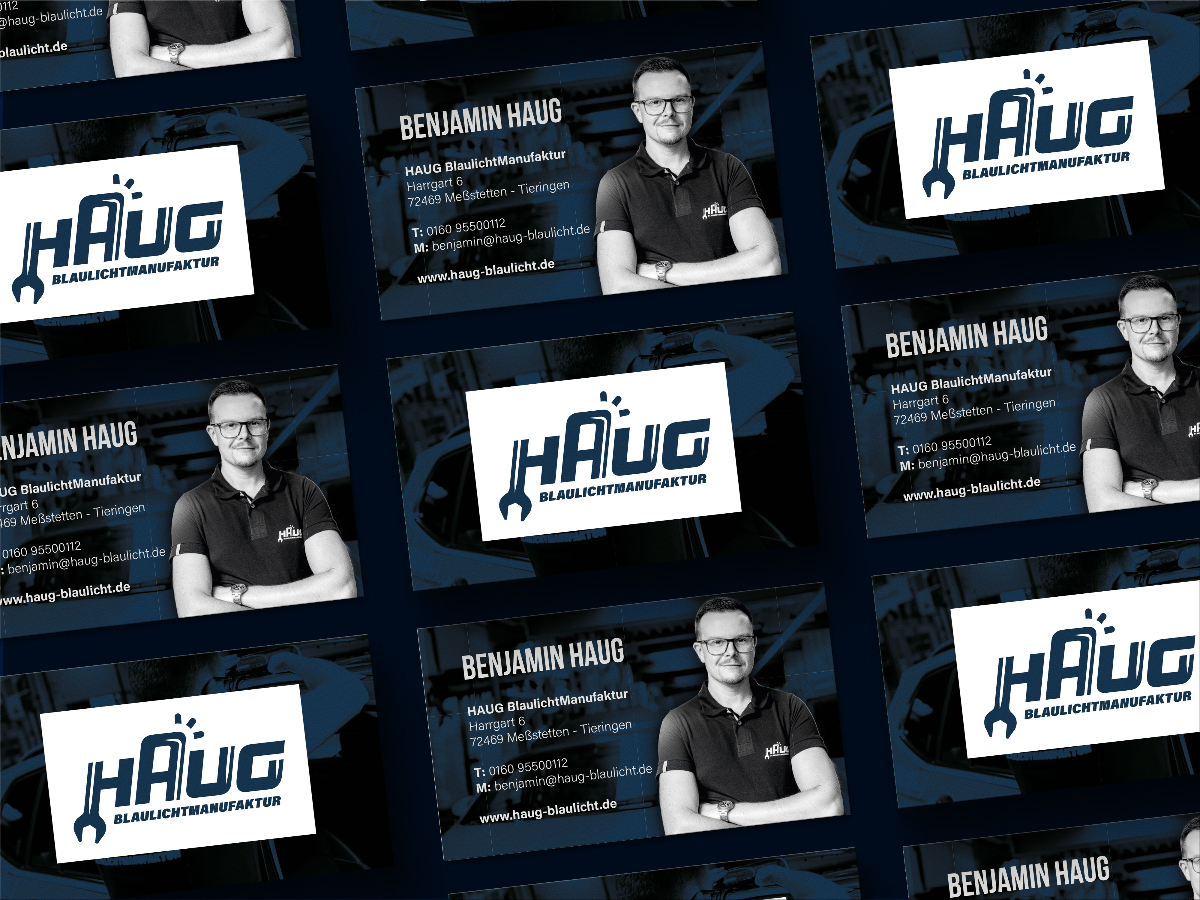 Visitenkartendesign und -druck