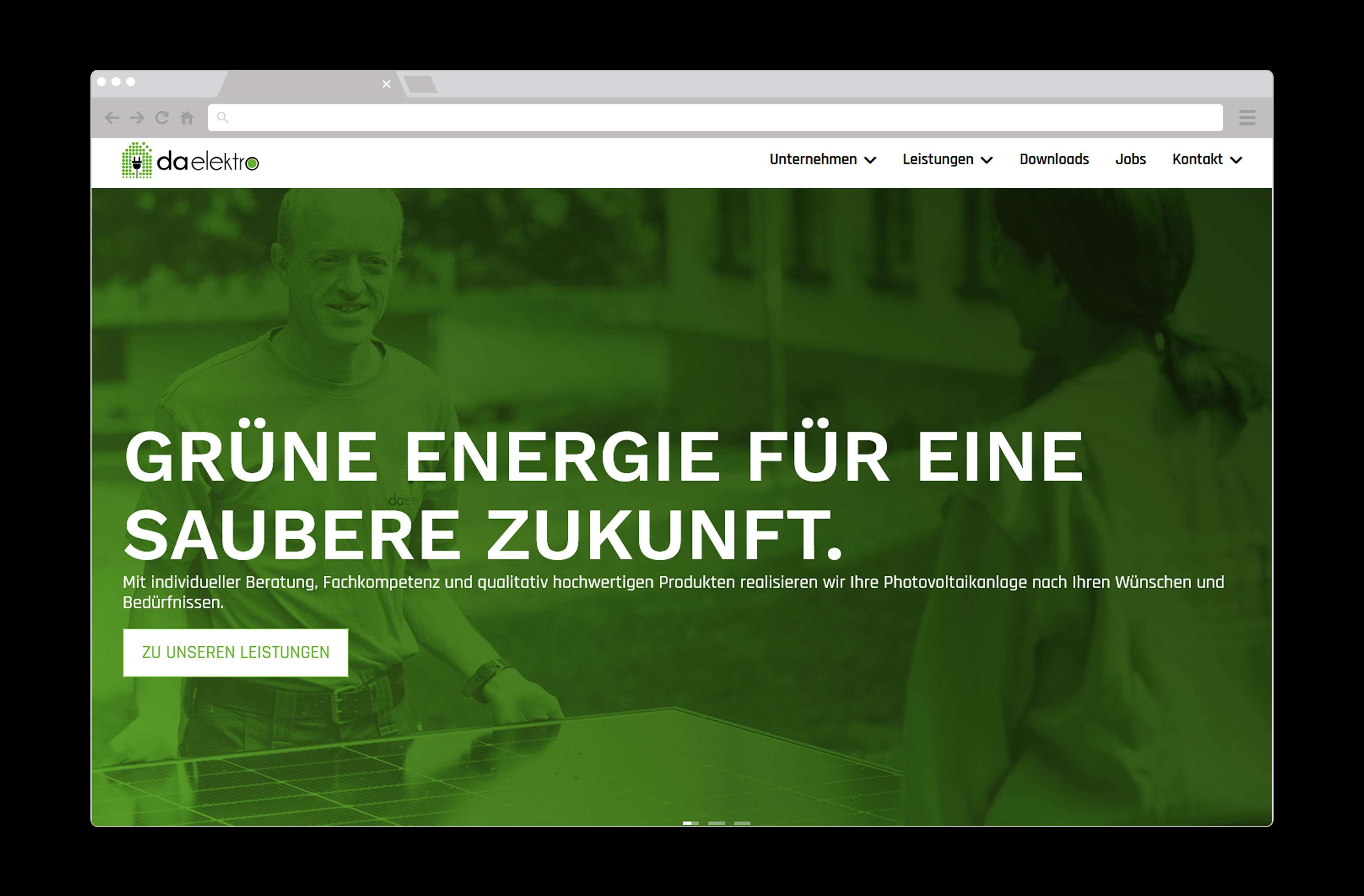 Webseite Screenshot