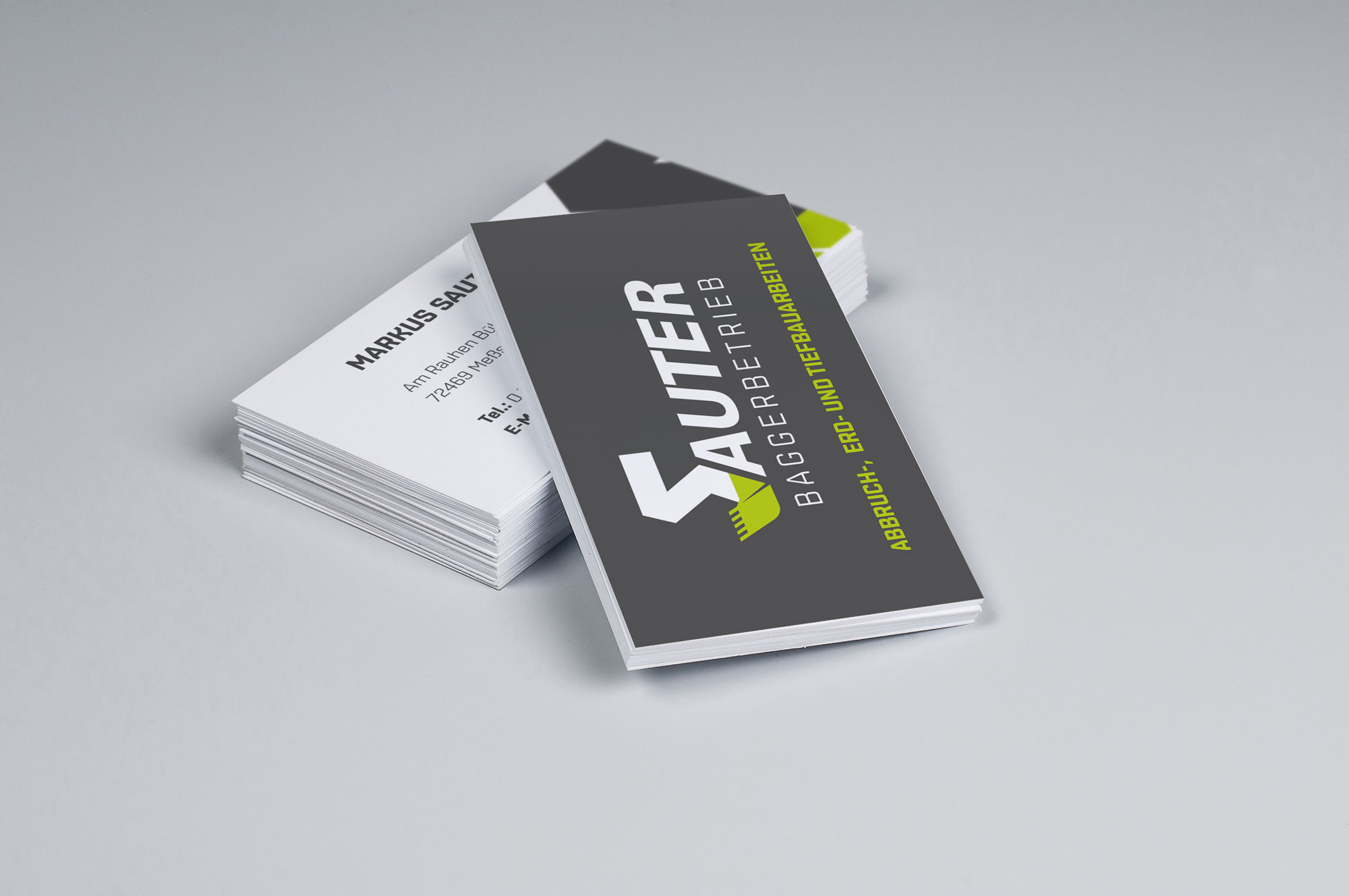 Visitenkartendesign und -druck