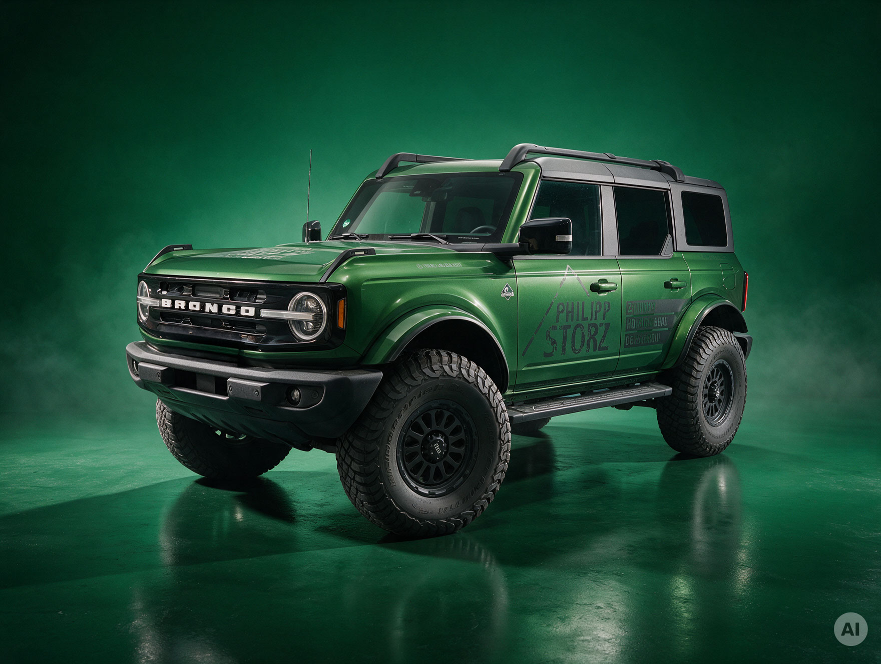 Werbnetechnik Beschriftung Philipp Storz For Bronco