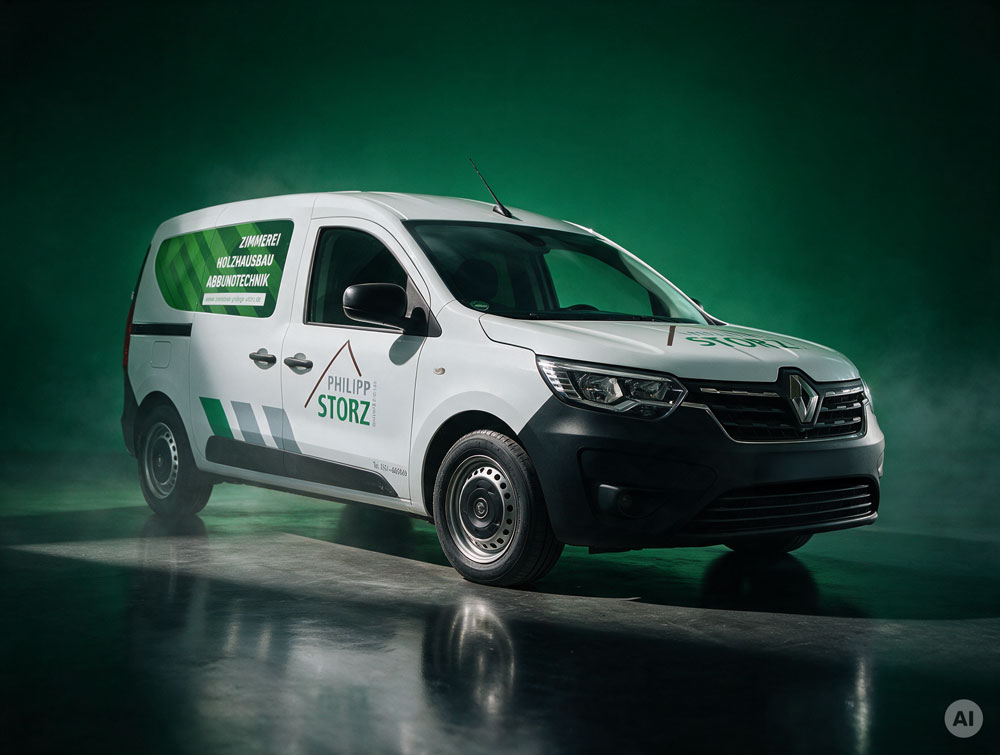Werbnetechnik Beschriftung Philipp Storz Renault Express front