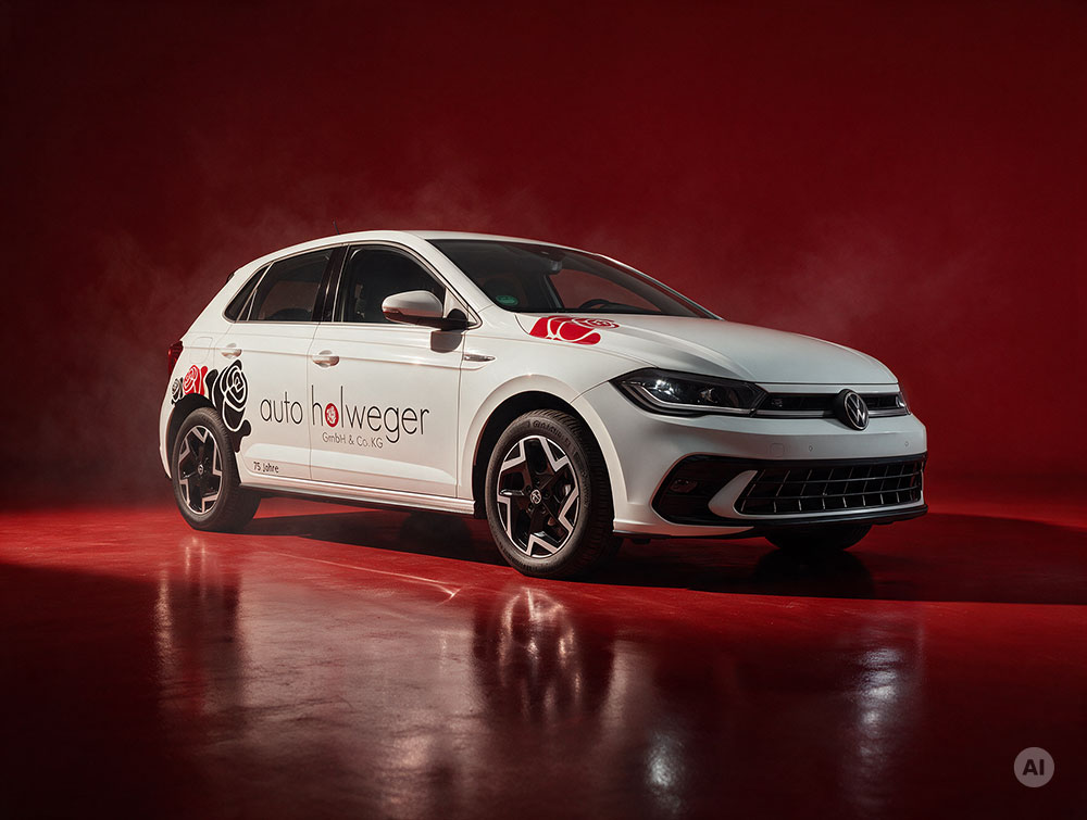 Fahrzeugbeschriftung Holweger Polo