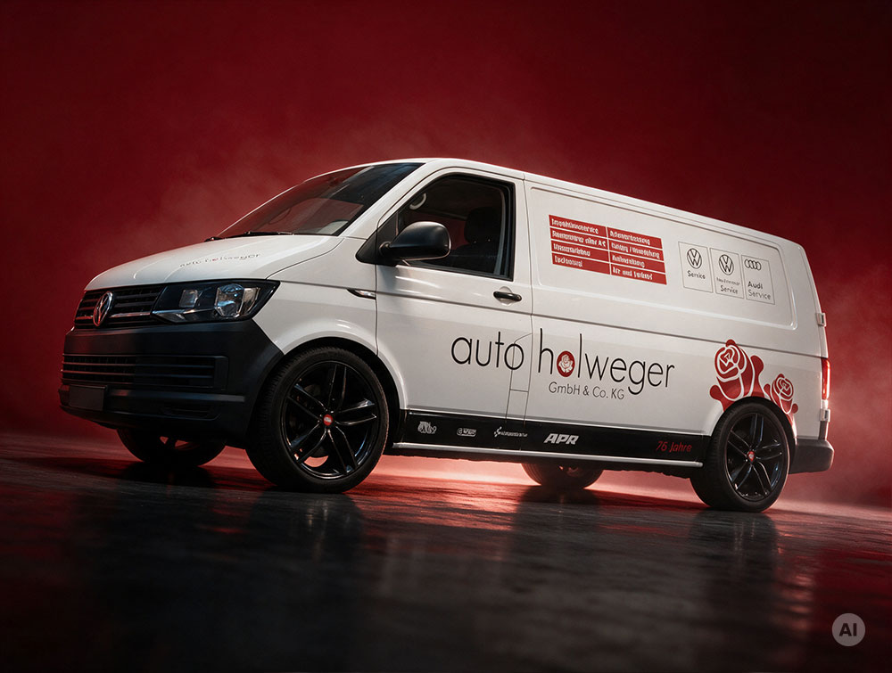 Fahrzeugbeschriftung Holweger T6