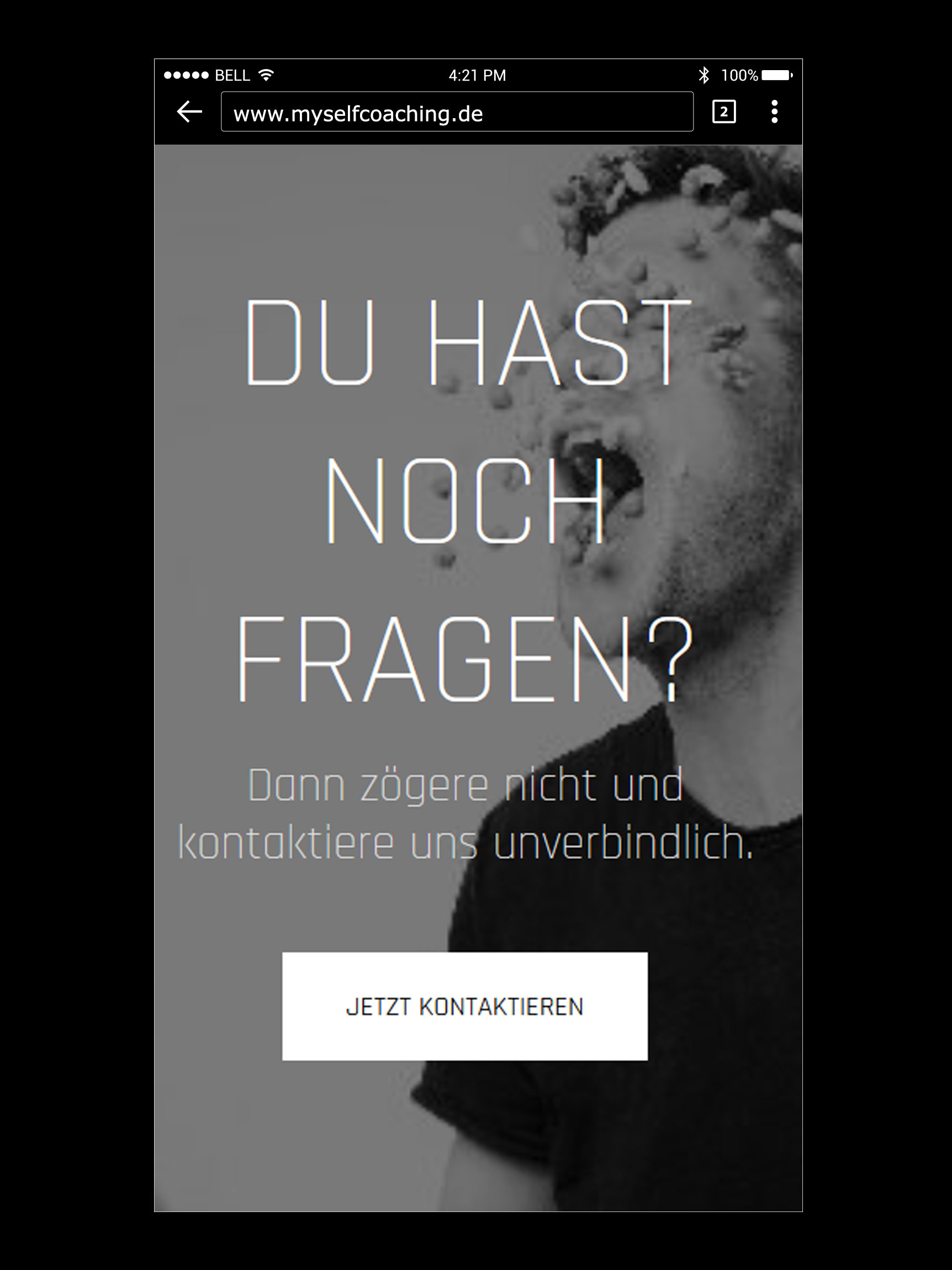 Joomla Webseite Mobile Ansicht