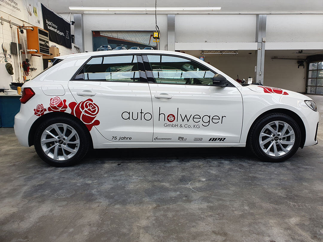 Werbetechnik Beschriftung